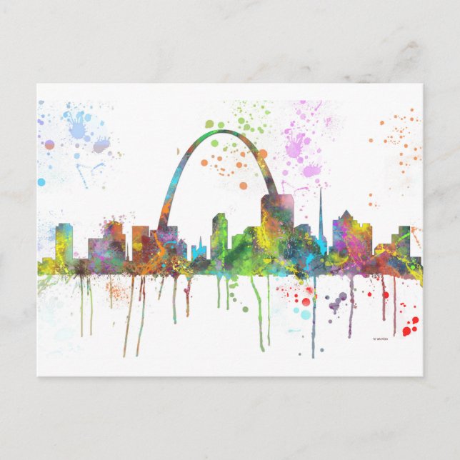 POSTAL ST LOUIS, MISSOURI SKYLINE (Anverso)