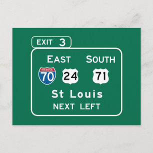 Postal St. Louis, Rótulo de carretera MO