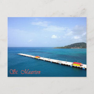 Postal St. Maarten PostCard
