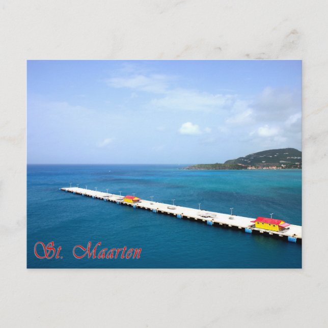 Postal St. Maarten PostCard (Anverso)