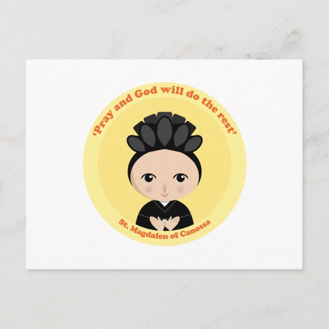 Postal St. Magdalen Canossa (Anverso)