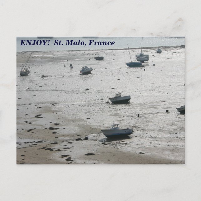 Postal St. Malo, Francia (Anverso)