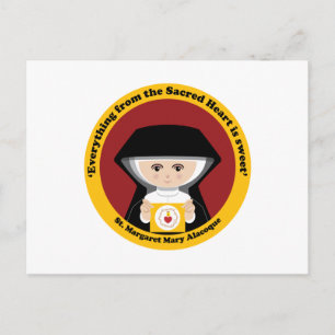 Postal St. Margaret Mary Alacoque