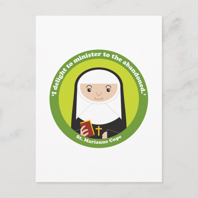 Postal St. Marianne Cope (Anverso)