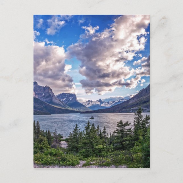 Postal St. Mary Lake Sunset (Anverso)