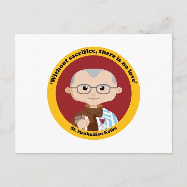 Postal St. Maximilian Kolbe (Anverso)
