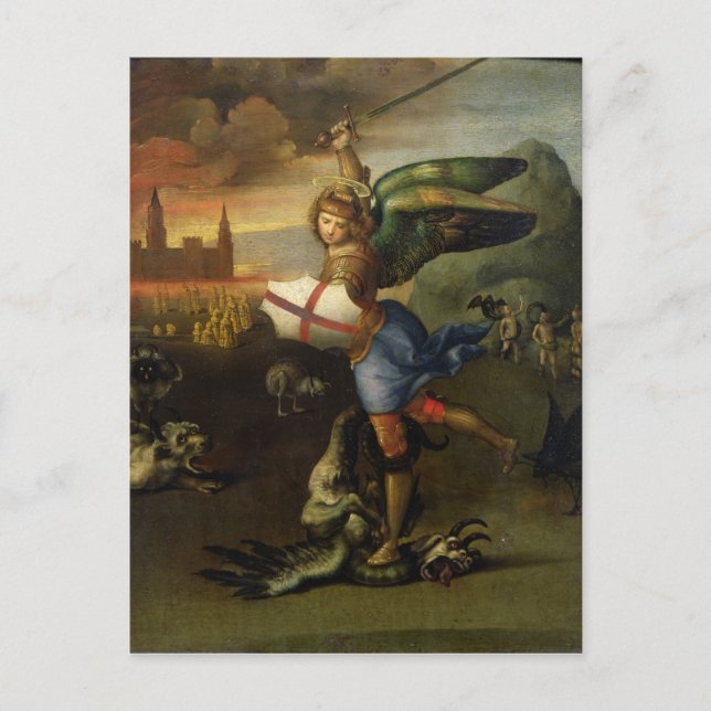 Postal St. Michael, c.1503-05 (Anverso)