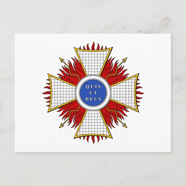 Postal St. Michael Cross (Baviera) (Anverso)