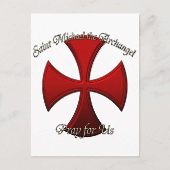 Postal St Michael - Cruz de Hierro (Anverso)