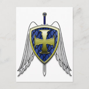 Postal St Michael - Dragon Scale Shield