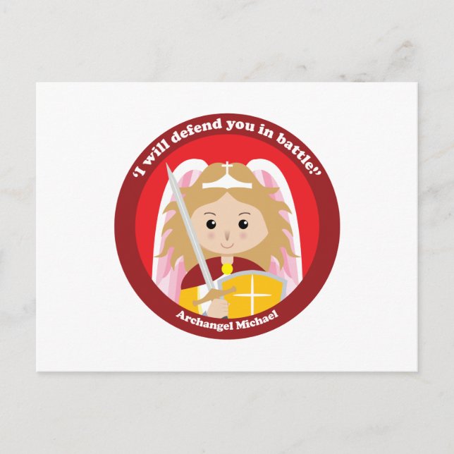 Postal St. Michael el Archangel (Anverso)