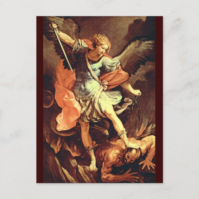 Postal St. Michael el Archangel (Anverso)