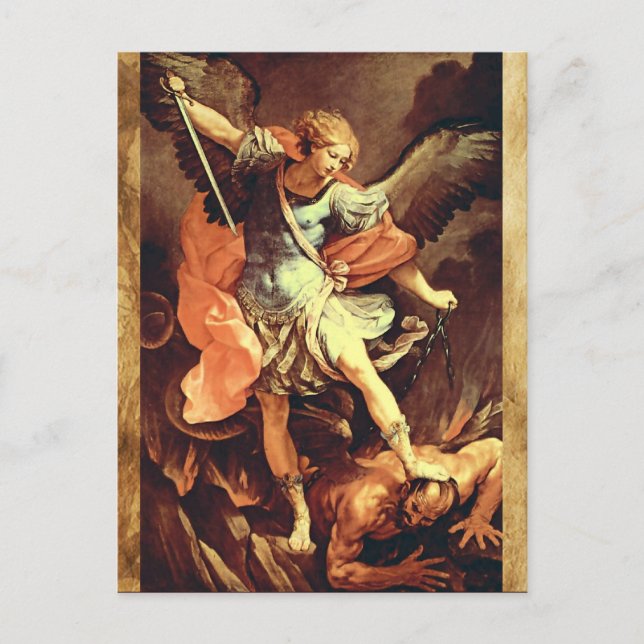 Postal St. Michael el Archangel (Anverso)