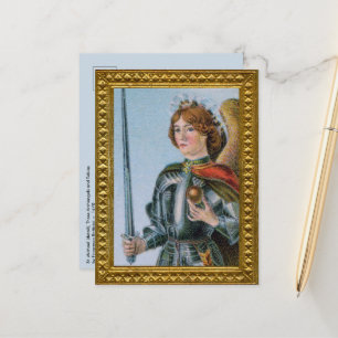 Postal St. Michael el Archangel (detalle; M 017)