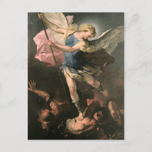 Postal St. Michael, Luca Giordano (Fa Presto)