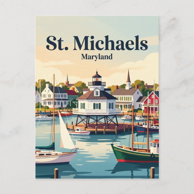 Postal St. Michaels Maryland (Anverso)