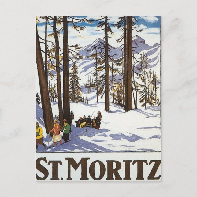 Postal St.Moritz (Anverso)