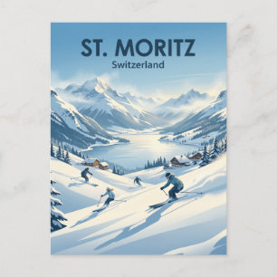 Postal St. Moritz Suiza