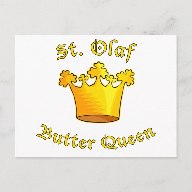 Postal St. Olaf Butter Queen Products (Anverso)
