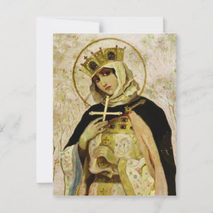 Postal “St Olga” de Mikhail Nesterov