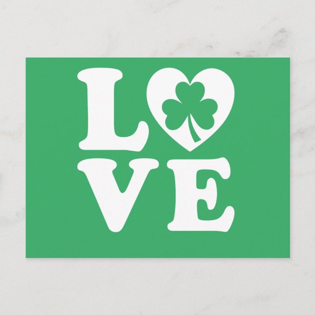 Postal St Patrick Love (Anverso)