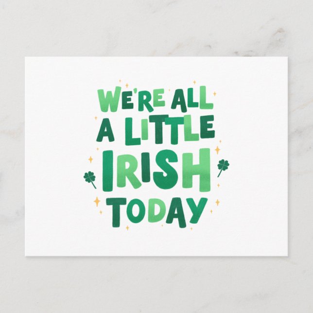 Postal St. Patrick's Day (Anverso)