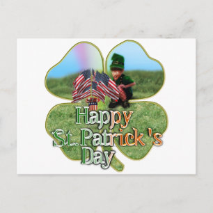 Postal St. Patrick's Day Irish American Leprechaun