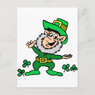 Postal St. Patricks Day Leprechaun