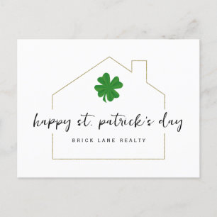 Postal St. Patrick's Day Real Estate Shamrock