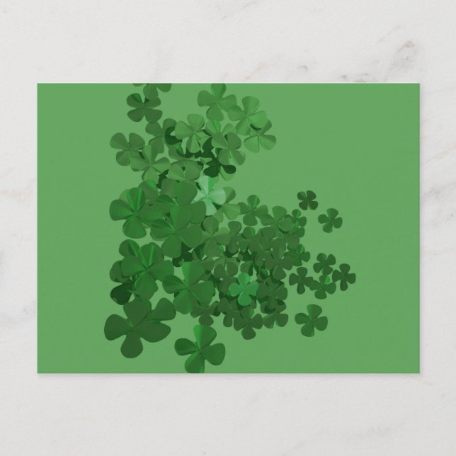 Postal St. Patrick's Day Shamrock (Anverso)