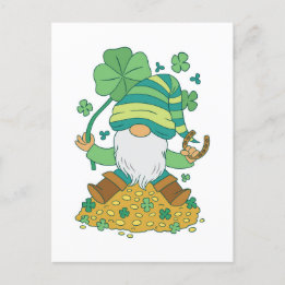Postal St. Patrick's Gnome