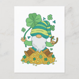 Postal St. Patrick's Gnome