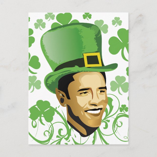 Postal St Patrick's O'Bama 2009 (Anverso)