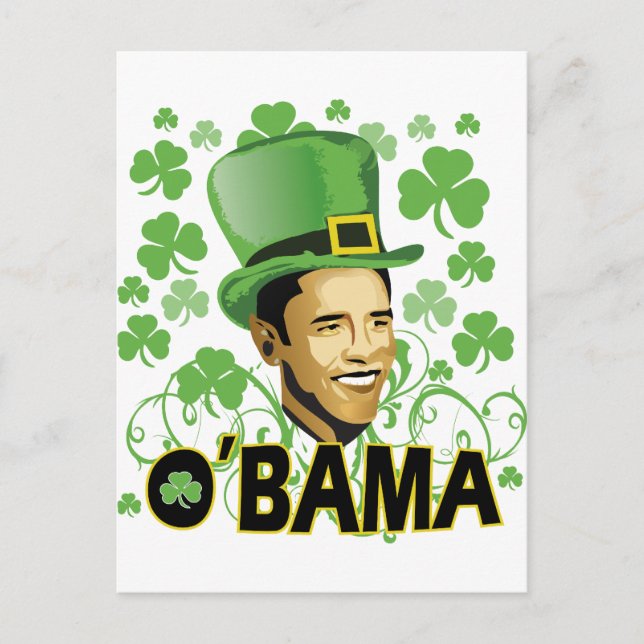 Postal St Patrick's O'Bama 2009 (Anverso)
