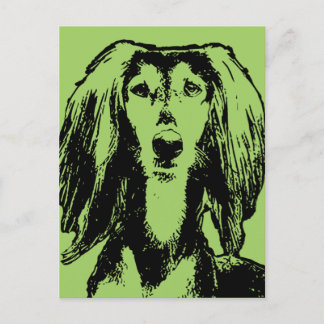 Postal St Patricks - Saluki Silhouette