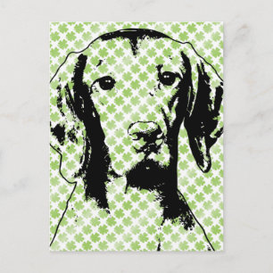 Postal St Patricks - Vizsla Silhouette - Reagan