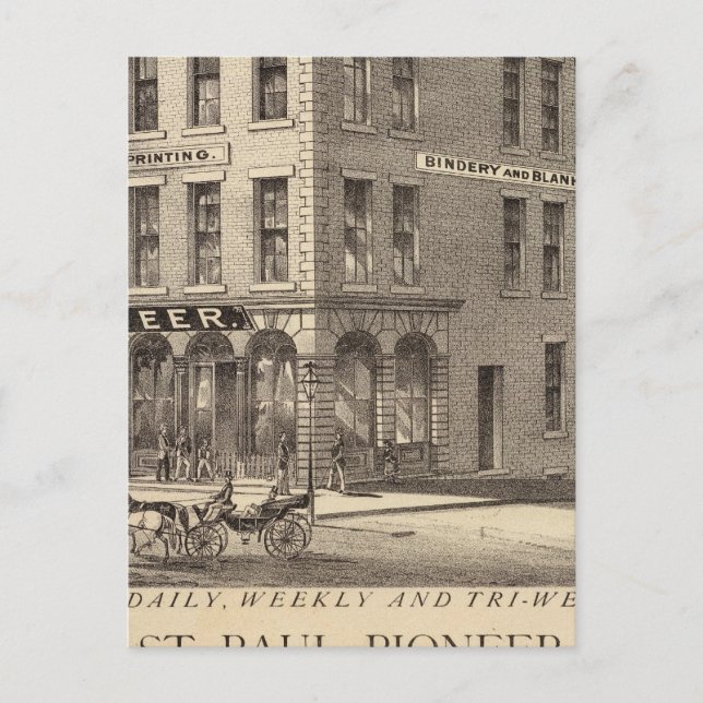 Postal St. Paul Pioneer (Anverso)