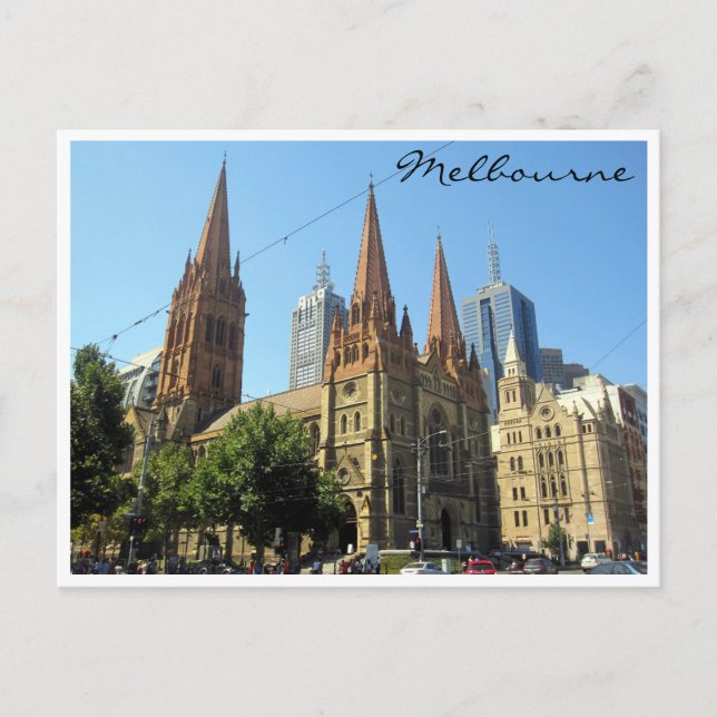 Postal st pauls melbourne (Anverso)