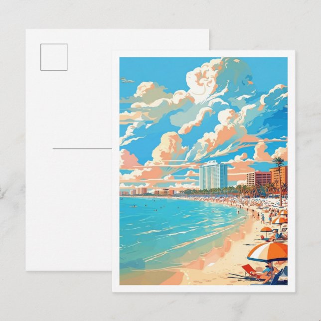 Postal St Pete Beach Florida Viajes Antiguos (Anverso / Reverso)