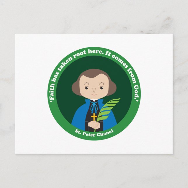 Postal St. Peter Chanel (Anverso)
