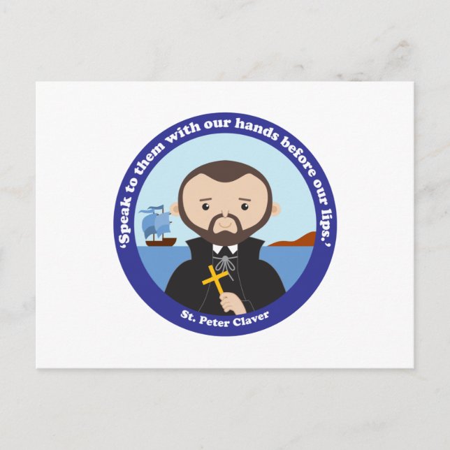 Postal St. Peter Claver (Anverso)