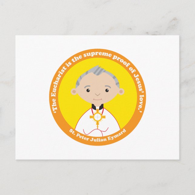 Postal St. Peter Julian Eymard (Anverso)