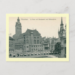 Postal St Peters, Munich, Alemania Vintage