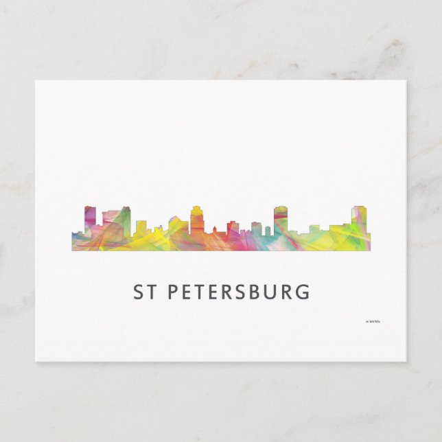 POSTAL ST PETERSBURG FLORIDA SKYLINE WB1 - (Anverso)