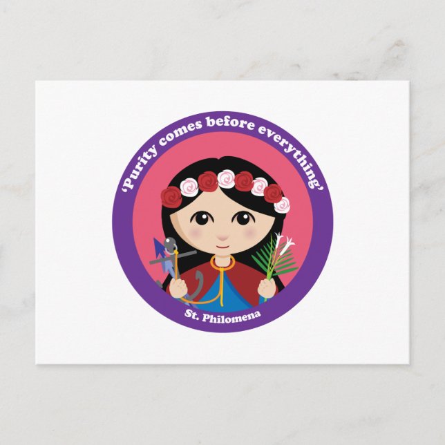 Postal St. Philomena (Anverso)