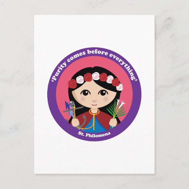 Postal St. Philomena (Anverso)