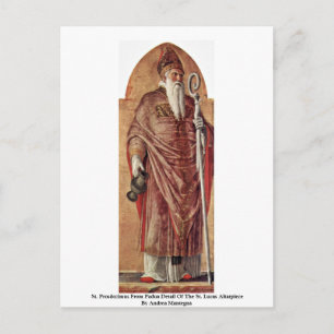 Postal St. Prosdozimus Del Detalle De Padua De St. Lucas