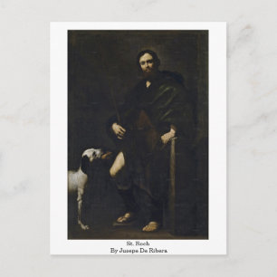 Postal St. Roch Por Jusepe De Ribera