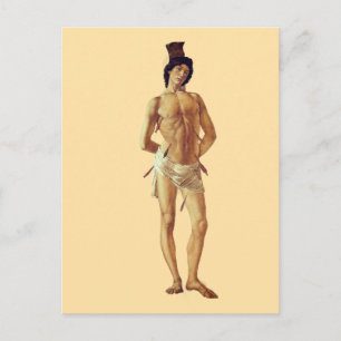Postal St. Sebastián reinterpretado por Boticelli