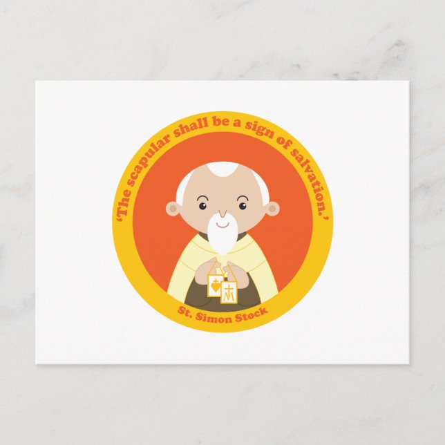 Postal St. Simon Stock (Anverso)